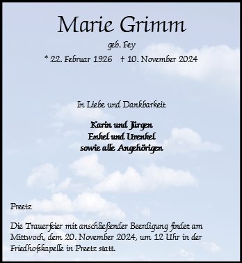 Marie Grimm