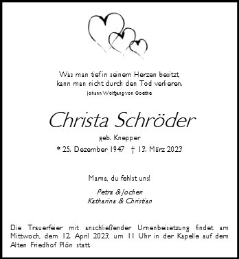 Christa Schröder