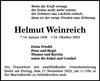 Helmut Weinreich