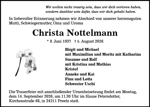 Christa Nottelmann