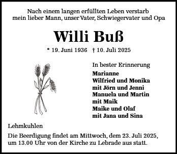 Willi Buß