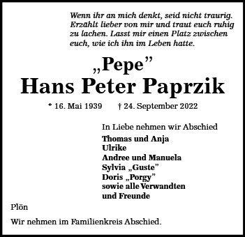 Hans Peter Paprzik