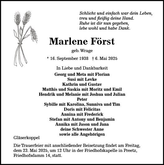 Marlene Först