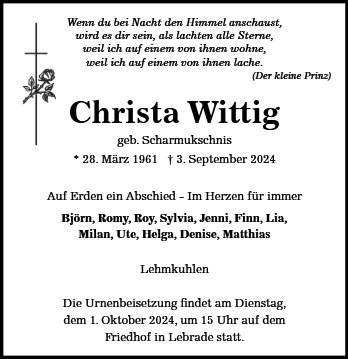 Christa Wittig