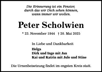 Peter Scholwien
