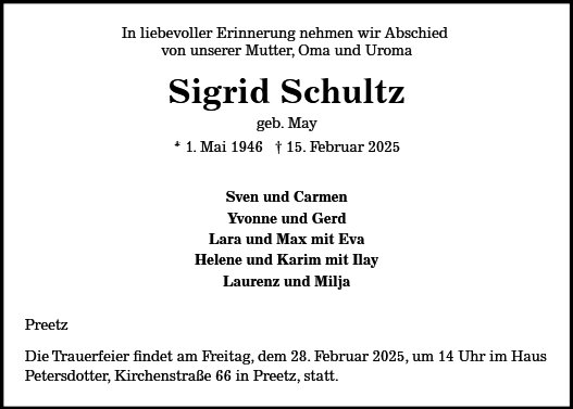 Sigrid Schultz