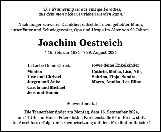 Joachim Oestreich