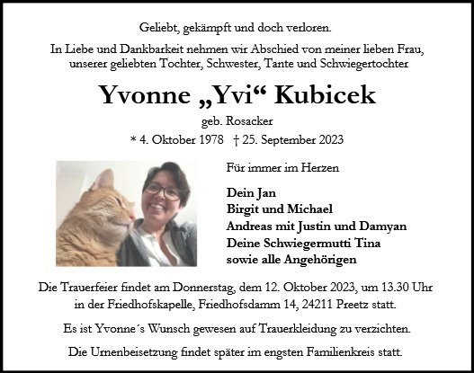 Yvonne Kubicek