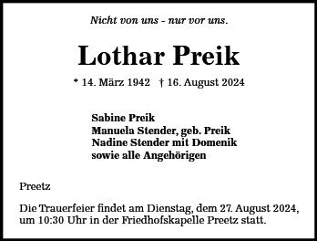 Lothar Preik