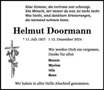 Helmut Doormann