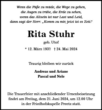 Rita Stuhr