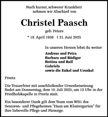 Christel Paasch