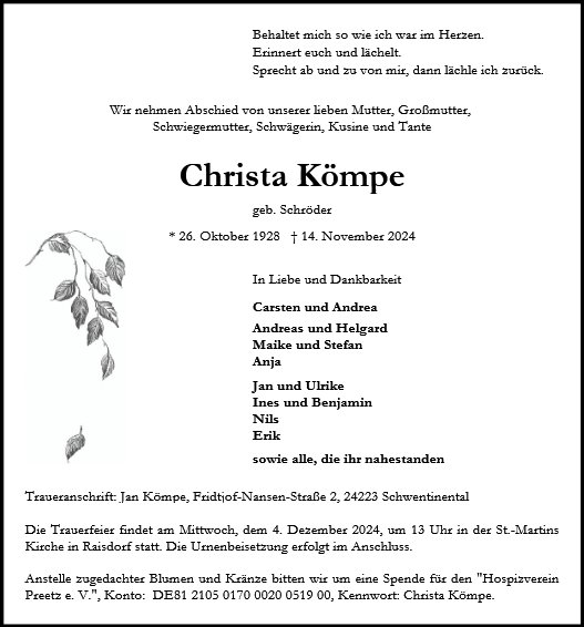 Christa Kömpe