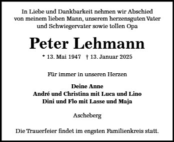 Peter Lehmann