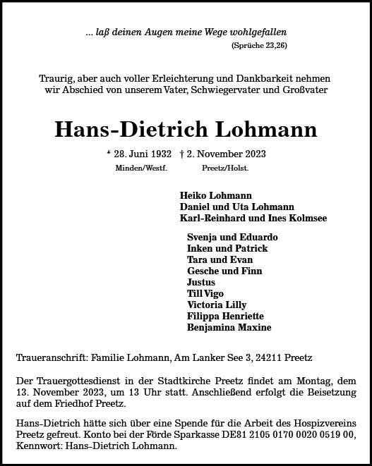 Hans-Dietrich Lohmann