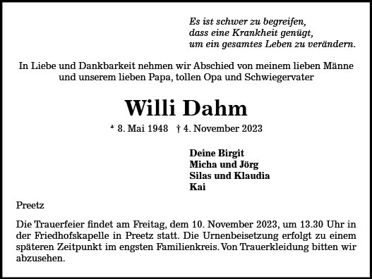 Willi Dahm
