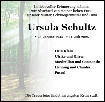 Ursula Schultz