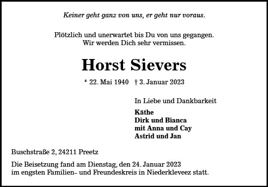 Horst Sievers