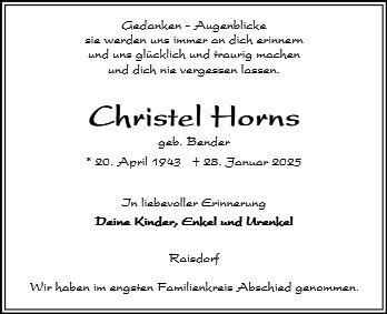 Christel Horns