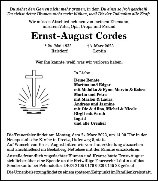Ernst-August Cordes