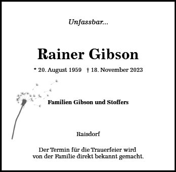 Rainer Gibson