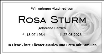 Rosa Sturm