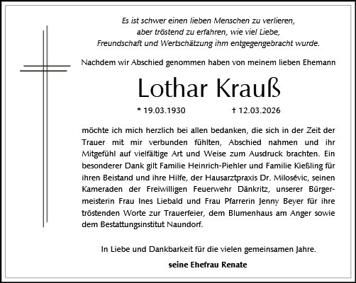 Lothar Krauß