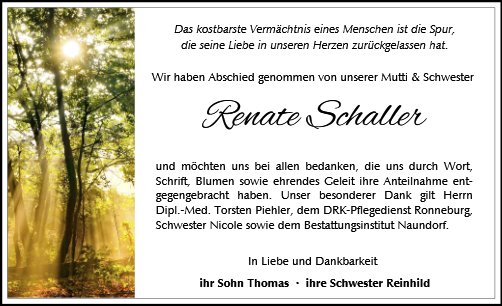 Renate Schaller