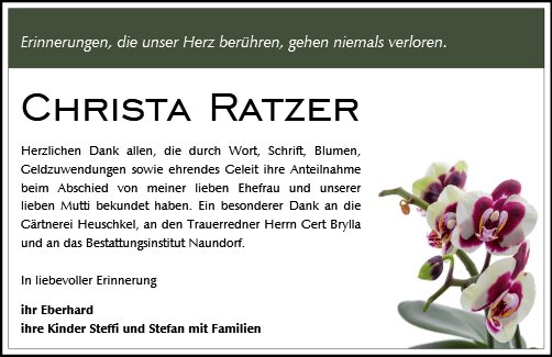 Christa Ratzer