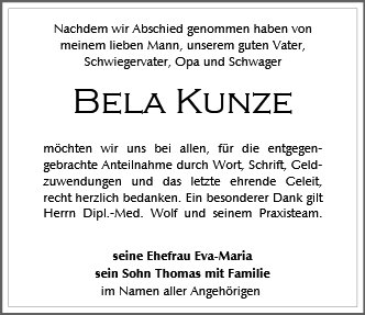 Bela Kunze