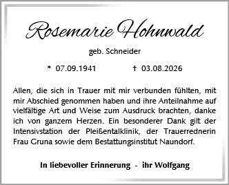 Rosemarie Hohnwald