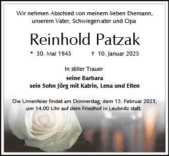 Reinhold Patzak