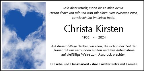 Christa Kirsten