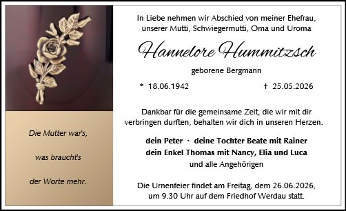 Hannelore Hummitzsch