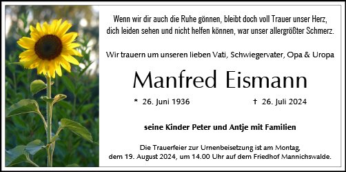 Manfred Eismann