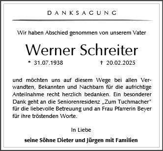 Werner Schreiter