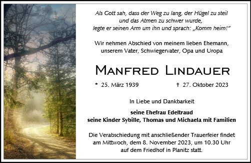 Manfred Lindauer
