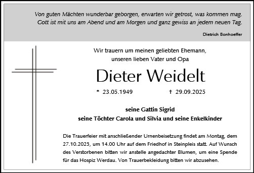 Dieter Weidelt