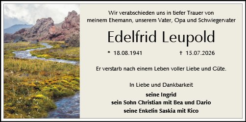 Edelfrid Leupold