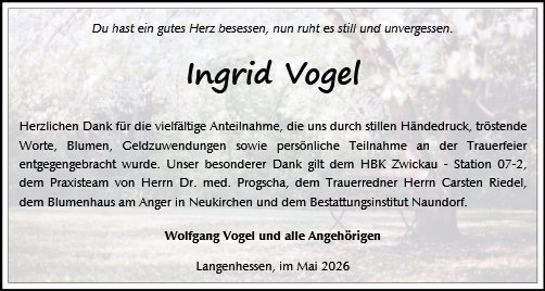 Ingrid Vogel