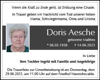 Doris Aesche