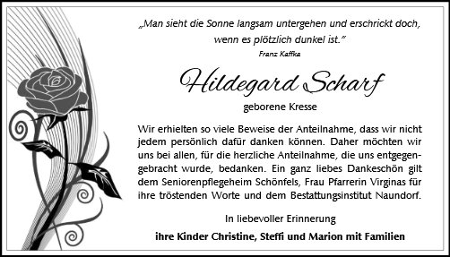 Hildegard Scharf