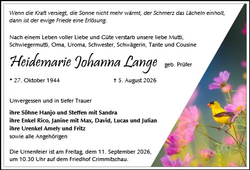 Heidemarie Lange