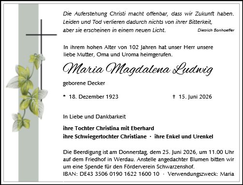 Maria Ludwig