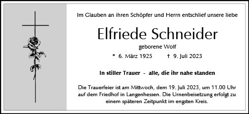 Elfriede Schneider