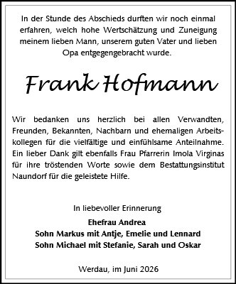 Frank Hofmann