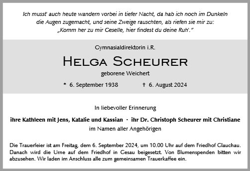 Helga Scheurer