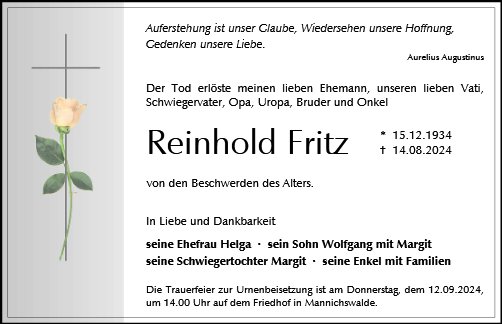 Reinhold Fritz