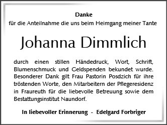 Johanna Dimmlich