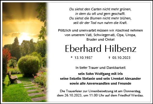 Eberhard Hilbenz